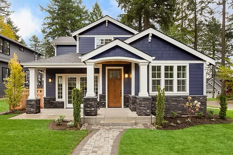 image of a two story home