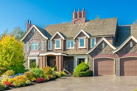 a large two story home