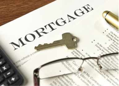 A man on his phone showing the credit score